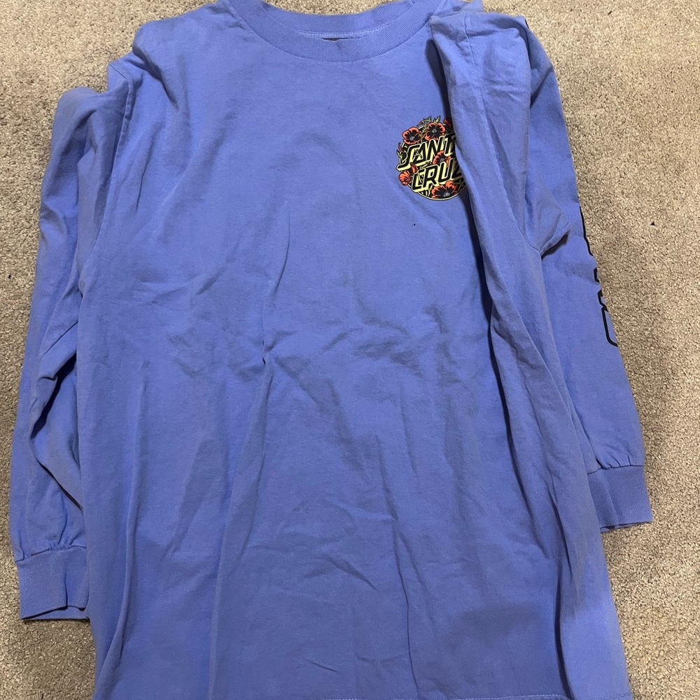 Purple Santa Cruz long sleeve shirt